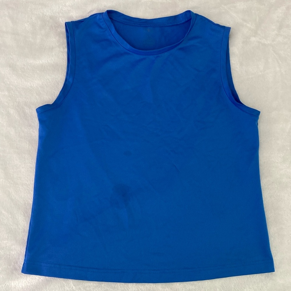 Blue muscle shirt